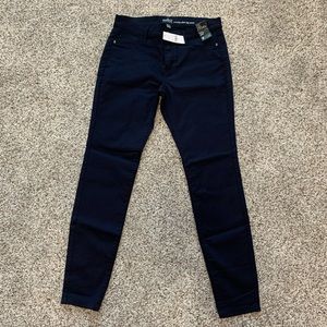New York & Company Navy Blue Slim Pants